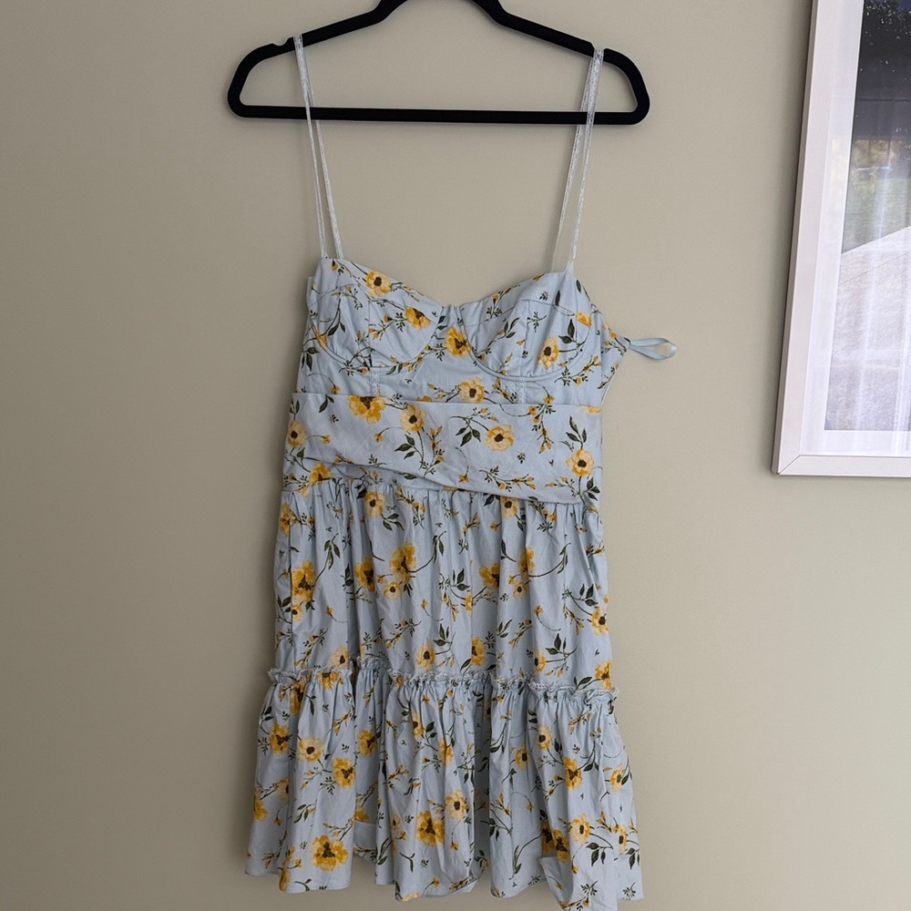 Aqua x Christopher Brock Daisy Mini Dress